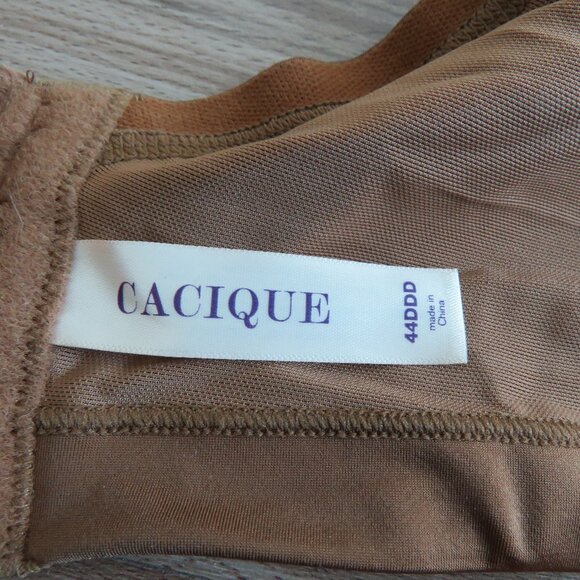 CACIQUE Smooth Boost Leopard Cheetah Print Bra - Size 44DDD - Picture 12 of 13